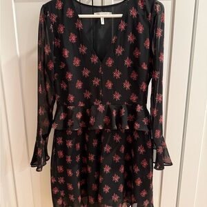 Avec Les Filles Ruffle Mini Dress